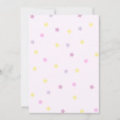 Preppy Pastel Roze Y2K Happy Face Party Verjaardag Kaart (Achterkant)