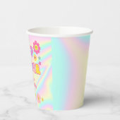 Preppy Pastel Roze Y2K Slaap Over Verjaardag Papieren Bekers (Links)