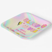 Preppy Pastel Roze Y2K Slaap Over Verjaardag Papieren Bordje (Gebogen)