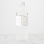 Preppy Patch Elf is een Vibe 11e Verjaardag Waterfles Etiket (Achterkant)