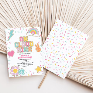Preppy Patch op Cloud Nine 9e verjaardag Kaart