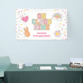Preppy Patch Op Wolk Zeven 9e Verjaardag Spandoek (Beurs)