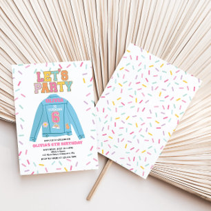 Preppy Patch spijkerjack 6de verjaardag Kaart