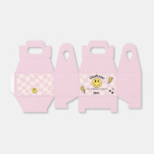 Preppy Patel Roze Y2K Retro Verjaardagsgunst Box Bedankdoosjes (Uitgevouwen)