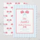 Preppy Patriotic 4th of July Tweede Verjaardag Kaart (Voorkant / Achterkant)