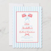 Preppy Patriotic 4th of July Tweede Verjaardag Kaart (Voorkant)