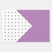 Preppy patroon dubbel geluk geometrisch oranje inpakpapier vel (Voorkant 2)