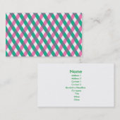 Preppy Pattern Visitekaartje (Voorkant / Achterkant)