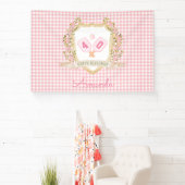 Preppy Pickle Ball | Aangepast verjaardagsjaar Spandoek (Insitu)