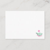 Preppy Pickleball Country Club Bedankt Kaarten (Achterkant)