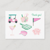 Preppy Pickleball Country Club Bedankt Kaarten (Voorkant)