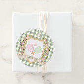 Preppy Pickleball dank je Bedankjes Labels (In situ)