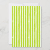 Preppy Pickleball Dink Verantwoord Verjaardagsfees Kaart (Achterkant)