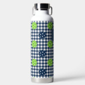 Preppy Pickleball Gingham - Navy & Lime Waterfles (Voorkant)