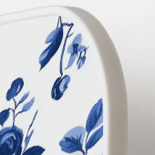 Preppy Pickleball Paddle - Blauwe Roos Tolie (Links Detail)
