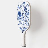 Preppy Pickleball Paddle - Blauwe Roos Tolie (Links)