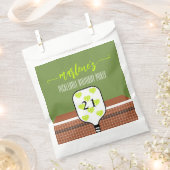 Preppy Pickleball Paddle Foto Dink Verjaardagsfees Bedankzakje (Geknipt)