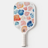 Preppy Pickleball Paddle - Zeeschelp (Achterkant)