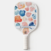 Preppy Pickleball Paddle - Zeeschelp (Voorkant)