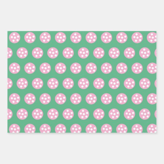 preppy pickleball-papier inpakpapier vel (Voorkant 3)