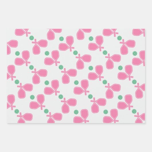 preppy pickleball-papier inpakpapier vel (Voorkant 2)
