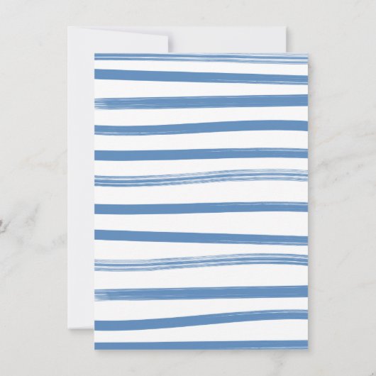 Preppy Pickleball Party Dink Baby shower Kaart (Achterkant)