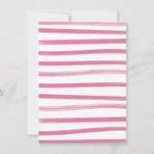 Preppy Pickleball Party Dink Girl Baby shower Kaart (Achterkant)