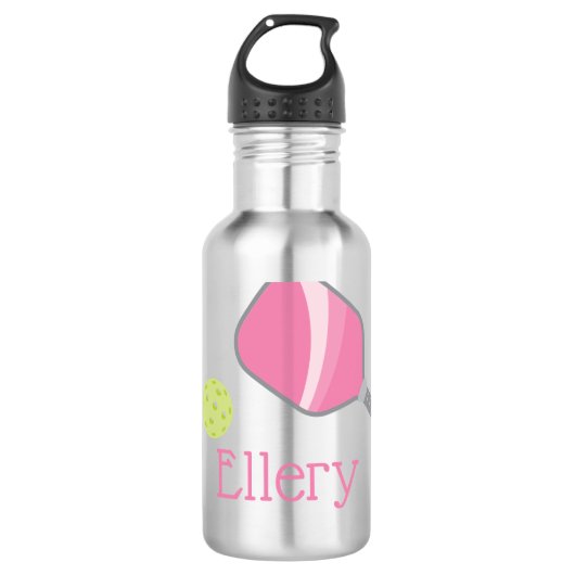 Preppy Pickleball Persoonlijke waterfles (Voorkant)