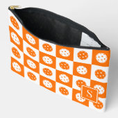 Preppy Pickleball Schaakbord - Oranje & Wit Etui (Open)