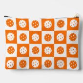 Preppy Pickleball Schaakbord - Oranje & Wit Etui (Achterkant)