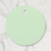 Preppy Pickleball Strepen Bruiloft Bedankjes Labels (Achterkant)