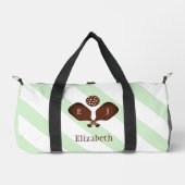 Preppy Pickleball Stripes Plunjezak (Voorkant)