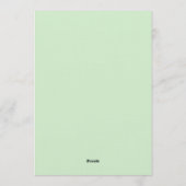 Preppy Pickleball Stripes Rehearsal Dinner Kaart (Achterkant)