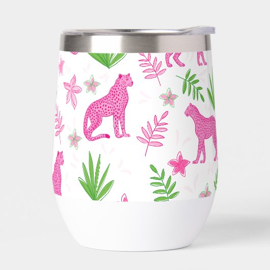 Preppy Pink Cheetah Floral (Links)