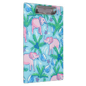 Preppy Pink Elephant Klembord (Rechts)