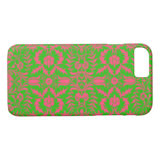 Preppy Pink en Green Case-Mate iPhone Case (Achterkant (Horizontaal))