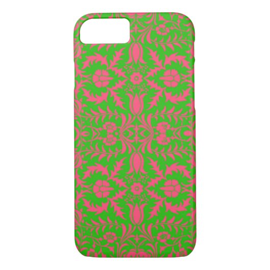 Preppy Pink en Green Case-Mate iPhone Case (Achterkant)