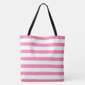 Preppy Pink en Green Monogram Tote Bag (Achterkant)