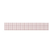 Preppy pink gingham country Bridal Shower Uitnodigingen Wikkel (Vlak)
