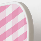 Preppy Pink Gingham Pickleball Paddle (Links Detail)