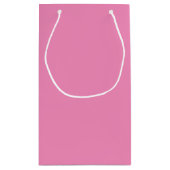 Preppy Pink Mod Retro Solid Timeless Klein Cadeauzakje (Achterkant)
