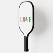 Preppy Pink Pickleball Love Paddle (Links)