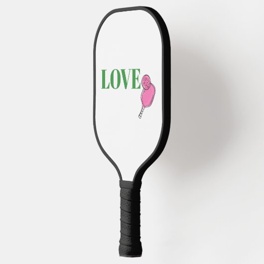 Preppy Pink Pickleball Paddle Ball Love (Links)