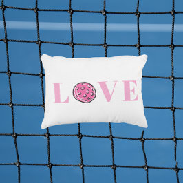 Preppy Pink Pickleball Pink Love Accent Kussen