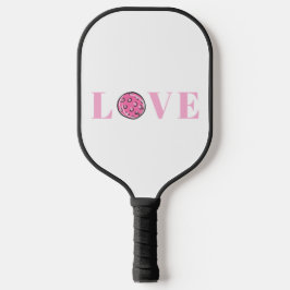 Preppy Pink Pickleball Pink Love Paddle