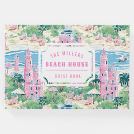 Preppy Pink Sand Castle | Beach House Gastenboek