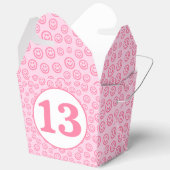 Preppy Pink Smile Face Bedankdoosjes (Open)