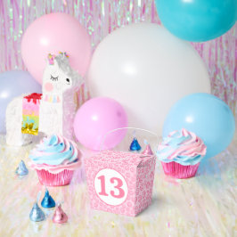 Preppy Pink Smile Face Bedankdoosjes