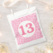 Preppy Pink Smile Face Bedankzakje (Geknipt)