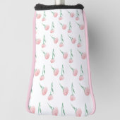  Preppy Pioenrozen Dames Golfheadcover (Draai 90)